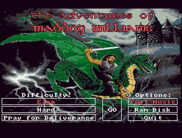 Adventures of Maddog Williams in The Dungeons of Duridian, The_Disk1 screen shot title